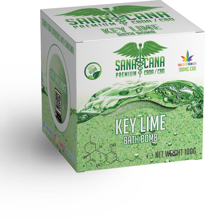 Premium CBD Bath Bomb (CBDA/CBD 100mg)